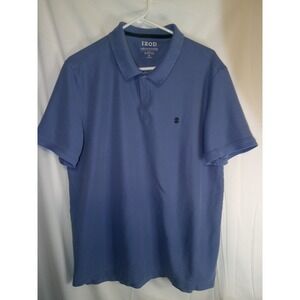 IZOD‎ Advantage Performance Polo Shirt Natural Stretch Blue XL